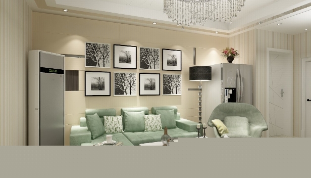 81㎡/兩室一廳一衛(wèi)/簡約