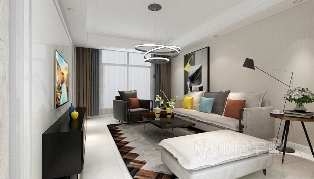 79㎡/兩室兩廳一衛(wèi)/現(xiàn)代