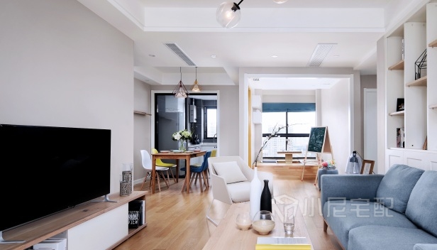 105㎡/兩室兩廳一衛(wèi)/歐式