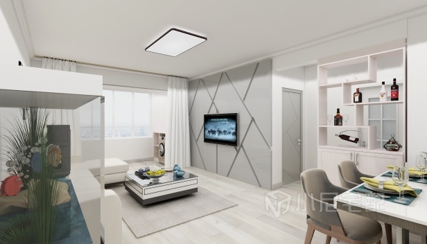 118㎡/三室兩廳一衛(wèi)/現(xiàn)代