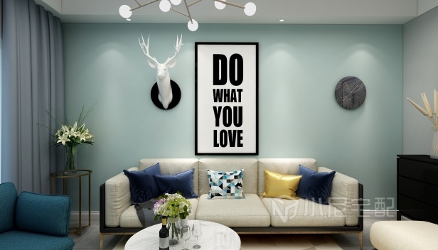 95㎡/兩室一廳一衛(wèi)/現(xiàn)代