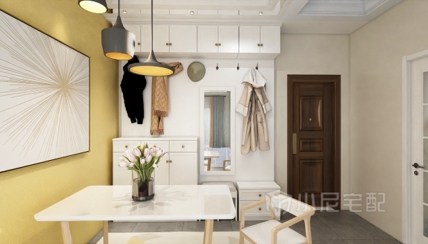 90㎡/兩室兩廳一衛(wèi)/現(xiàn)代