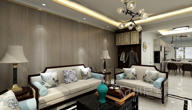 93㎡/兩室兩廳一衛(wèi)/現(xiàn)代