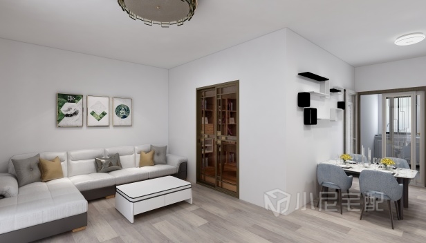 50.68㎡/一室一廳一衛(wèi)/簡(jiǎn)約