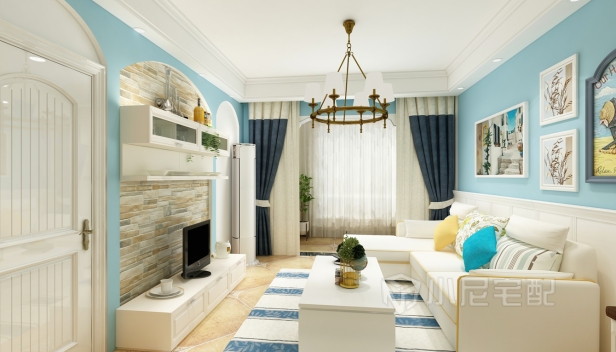 118㎡/三室兩廳一衛(wèi)/地中海