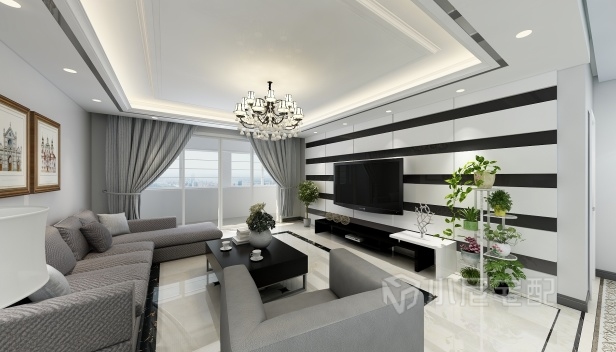 126㎡/三室兩廳一衛(wèi)/現(xiàn)代