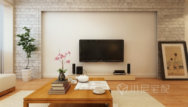 98㎡/兩室兩廳一衛(wèi)/簡約