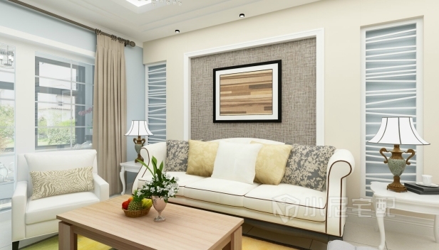 80㎡/兩室一廳一衛(wèi)/簡約