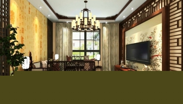 90㎡/兩室兩廳一衛(wèi)/中式