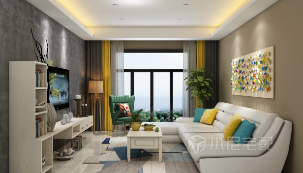 120㎡/三室一廳兩衛(wèi)/歐式