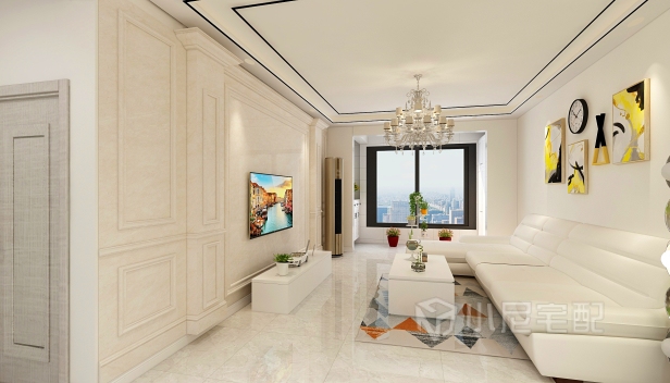 127㎡/三室兩廳兩衛(wèi)/現(xiàn)代