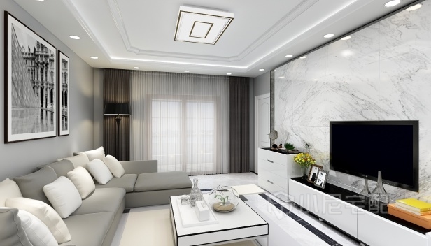 90.05㎡/三室一廳兩衛(wèi)/現(xiàn)代