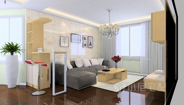 95㎡/三室兩廳兩衛(wèi)/簡(jiǎn)約