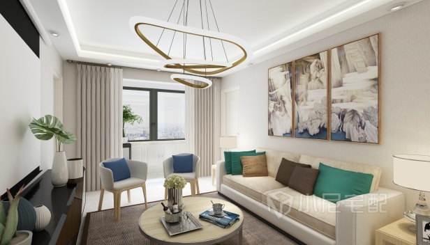 99㎡/三室兩廳一衛(wèi)/中式