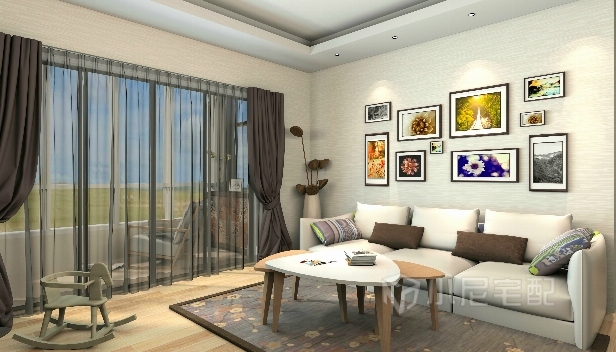 128㎡/三室兩廳兩衛(wèi)/簡約