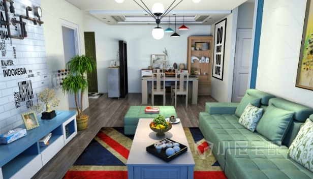 78.64㎡/兩室兩廳一衛(wèi)/現(xiàn)代